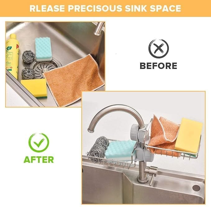 Stainless Steel Sink Caddy Organizer